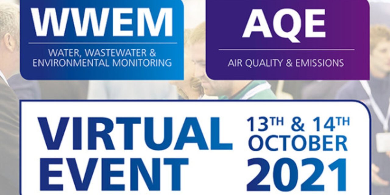 WWEM, Water, Wastewater & Environmental Monitoring |  Virtual Event | 13th – 14th October 2021 