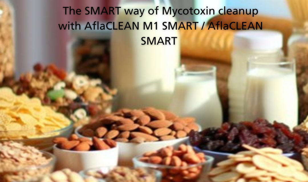 The SMART way of Mycotoxin cleanup with AflaCLEAN M1 SMART / AflaCLEAN SMART