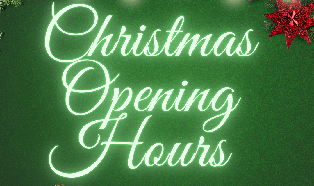 Christmas Opening Hours