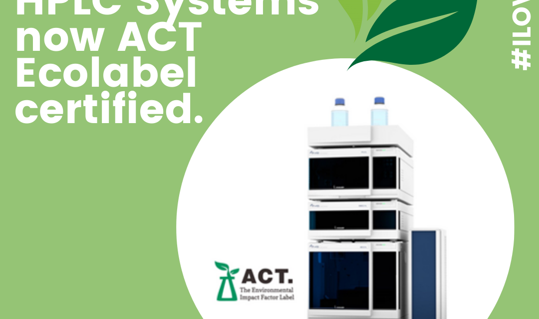 KNAUER’s top-selling HPLC systems now ACT Ecolabel Certified