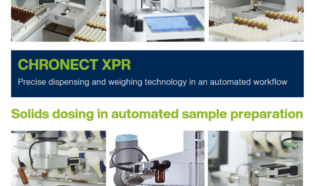 Automated Powder Dosing & Sample Preparation with the Chronect XPR