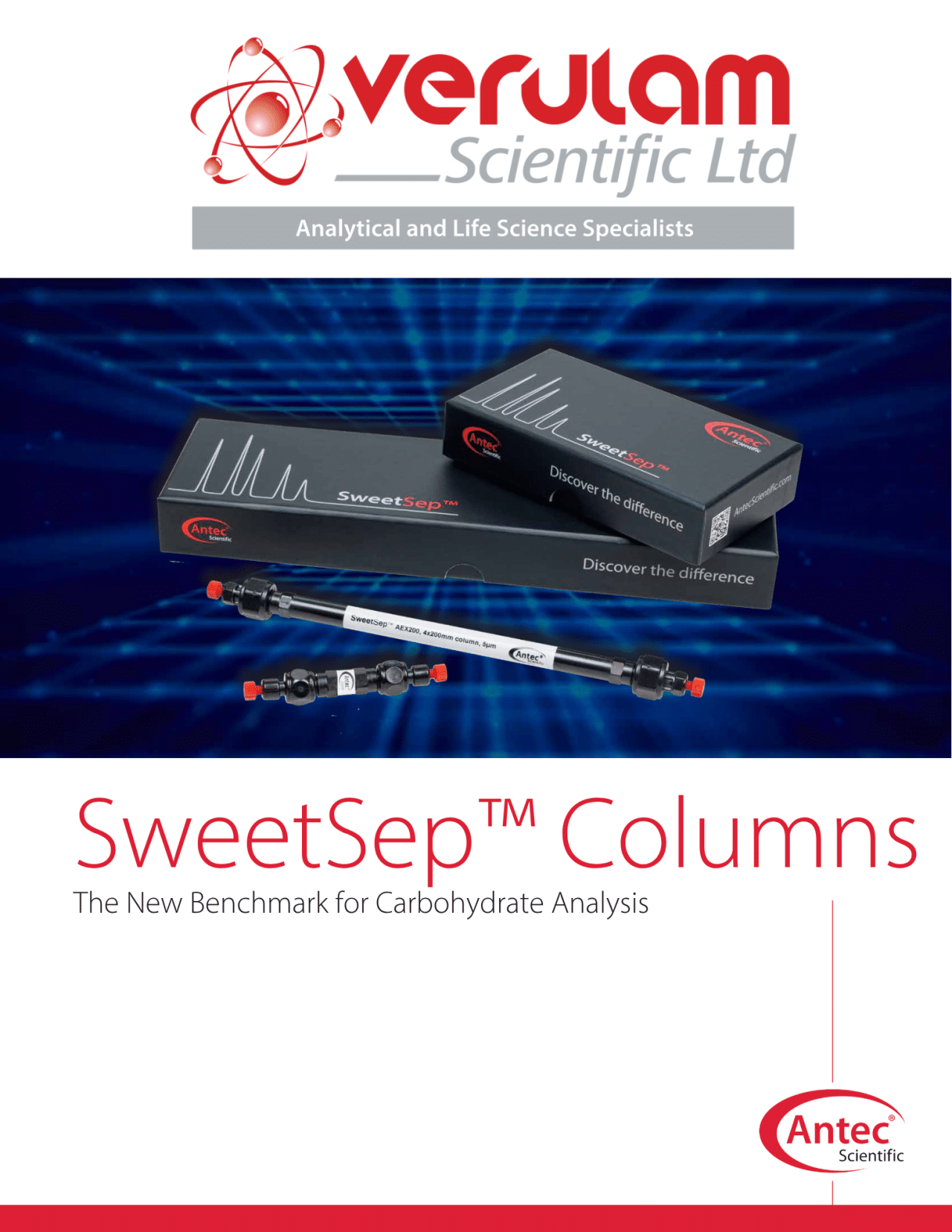 Antec Scientific SweetSep™ Carbohydrate Columns